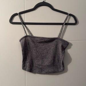 Knit cropped tank